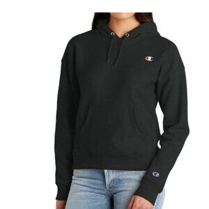 Champion Women's  Reverse Weave Heavyweight Hoodie Sweatshirt Black Size Small